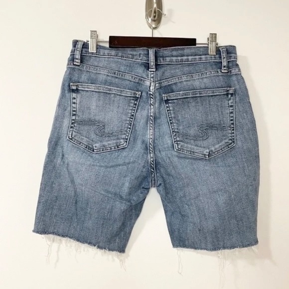 Silver Jeans Co. Distressed Denim Jean Shorts - Picture 2 of 9